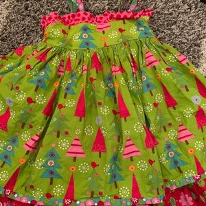 Jelly the Pug Christmas tree dress 5